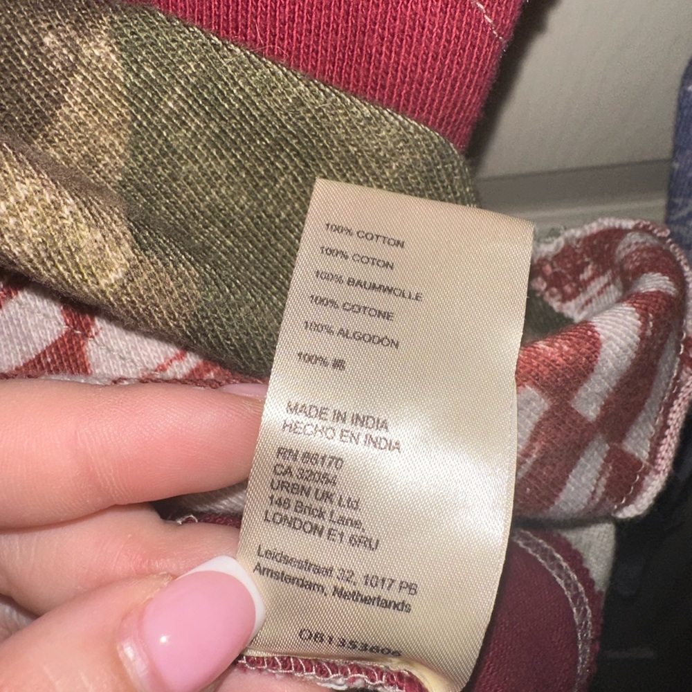 We The Free Multicolor Patchwork patterned Pullov… - image 5